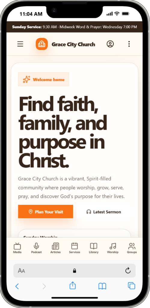 Free Church Mobile App